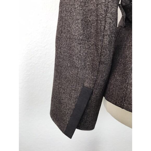 Albert Nipon Belted Single Breast Jacket Tweed - Picture 10 of 10